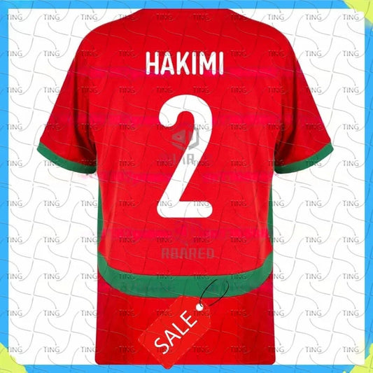 Neues NO.2 NO.10 meistverkauftes marokkanisches trendiges 3D-gedrucktes Fußball-Kurzarm-T-Shirt – für Erwachsene und Kinder, tägliche Freizeit- und Sportbekleidung