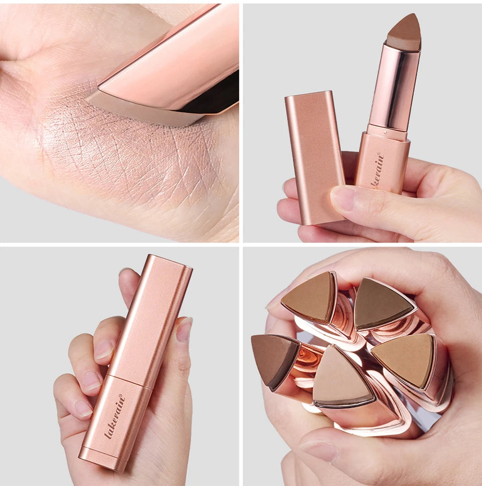 Konturstift Bronzing-Creme Bronzer-Stift Sofortige Konturierung Dunkle Augenringe Gesichtskontur Gesichts-Foundation Make-up