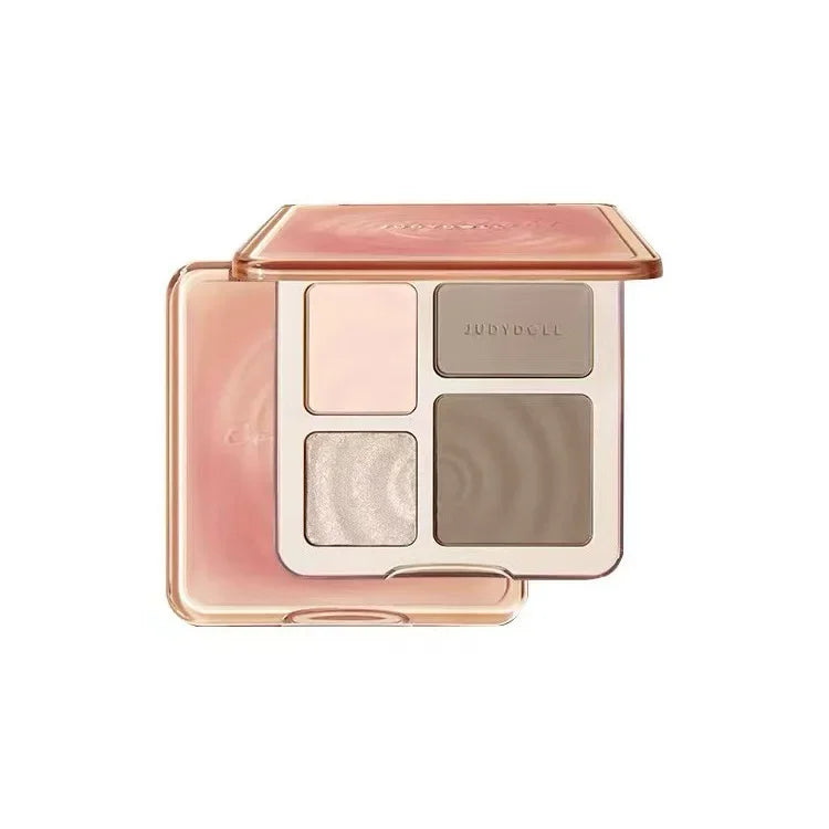 Judydoll Highlight Facial Contouring Palette Matte Brighten Dreidimensionaler Schatten Lasting Glow Shimmer Powder Cosmetics