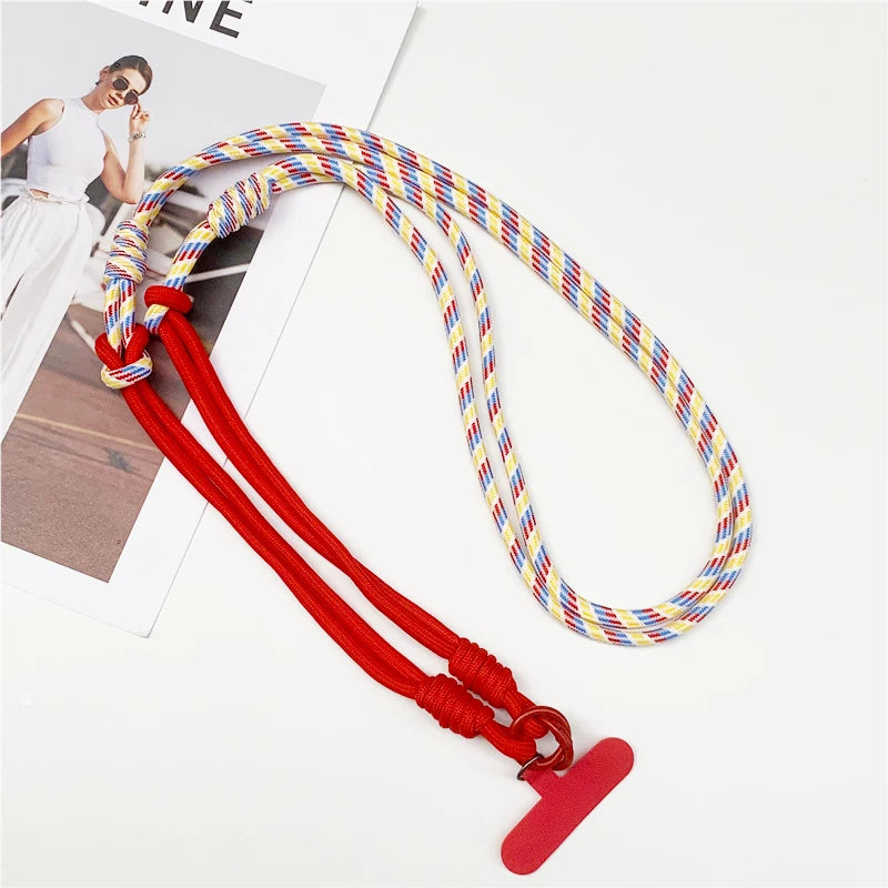 3-in-1-Umhängeseil zum Aufhängen von Mobiltelefonen, Umhängeband, Handschlaufe, abnehmbares Telefon-Lanyard, Wasserbecher-Hängeseil