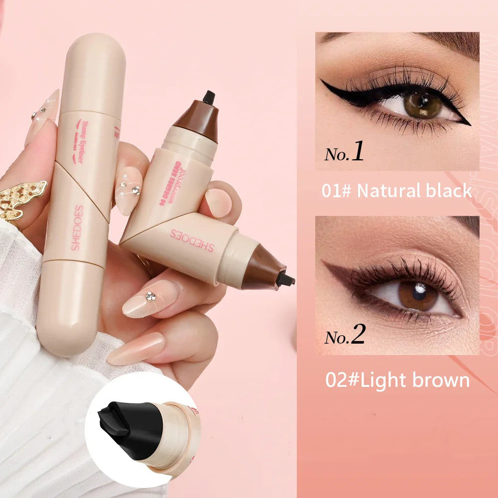 1PC Eyeliner-Stift wasserfest, schnell trocknend, langlebig, glatt und leicht zu färben, natürliches Augen-Make-up erstellen