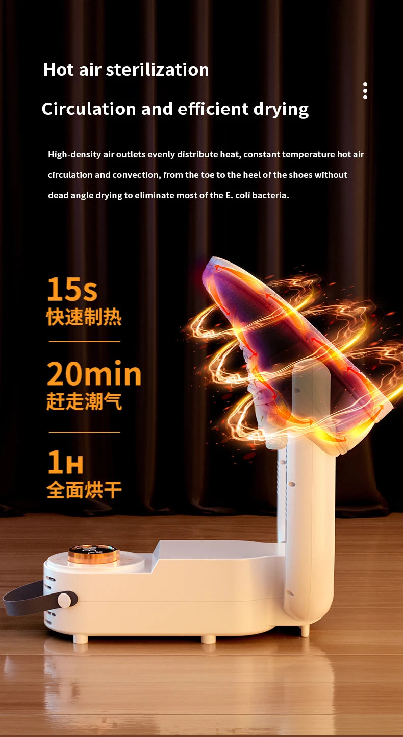 DryPro Flex: Elektrischer Schuhtrockner, Stiefelwärmer