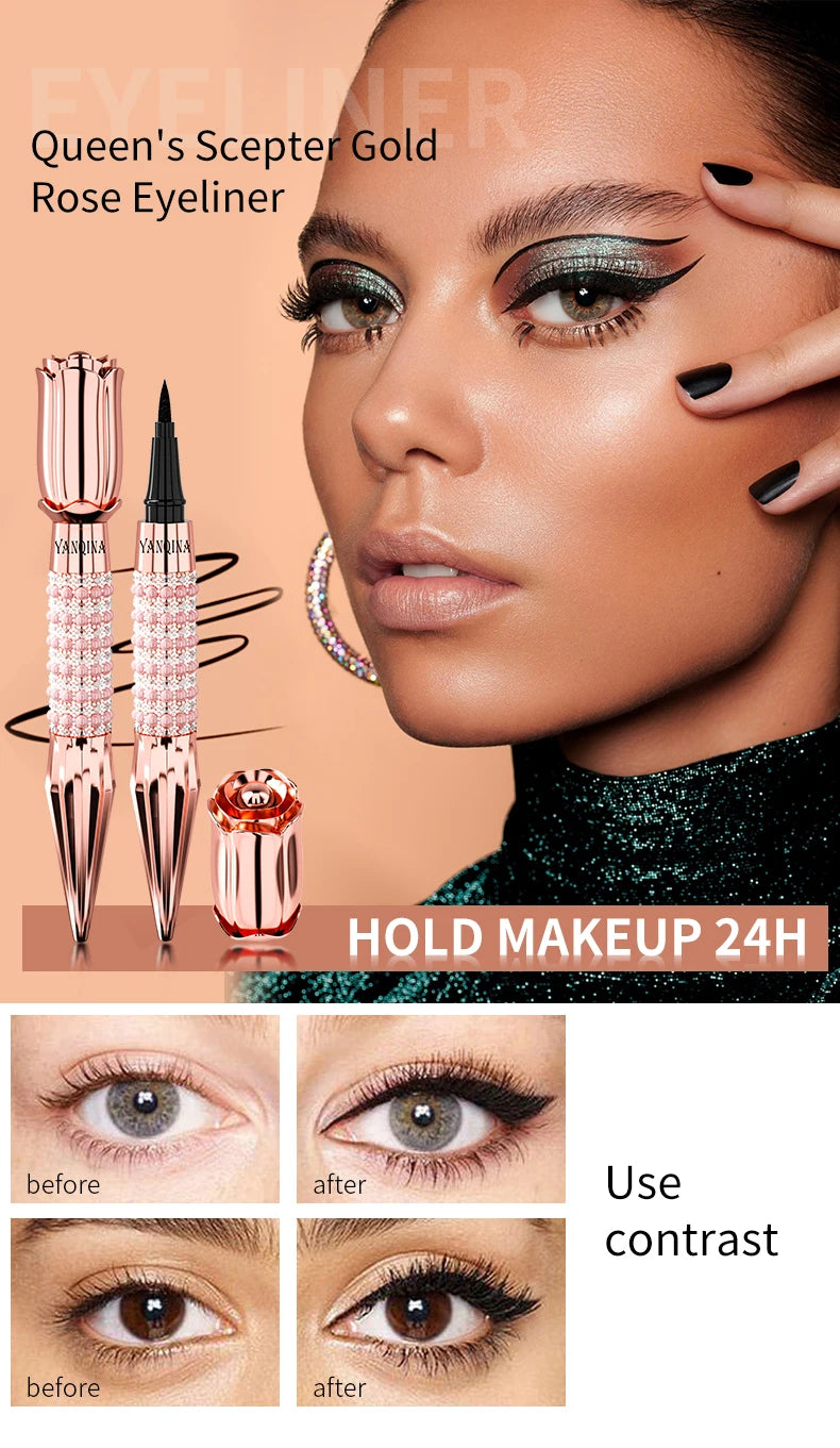 Präzisions-Liquid Eyeliner – Schwarz, langlebig & wasserfest