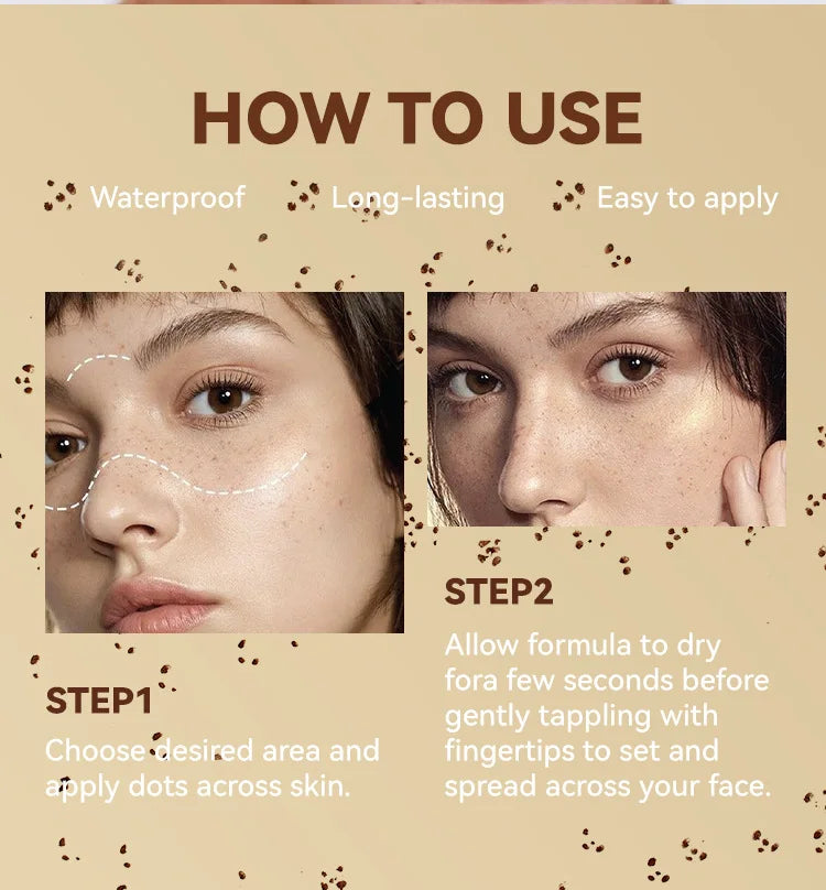 Natürliche Sommersprossen Stift Wasserdicht Simulation Gefälschte Spot Make-Up-Tool Anhaltende Wasserdichte Gesicht Dot Spot Stift Eyeliner Koreanische Kosmetik