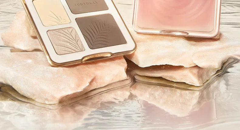 Judydoll Highlight Facial Contouring Palette Matte Brighten Dreidimensionaler Schatten Lasting Glow Shimmer Powder Cosmetics