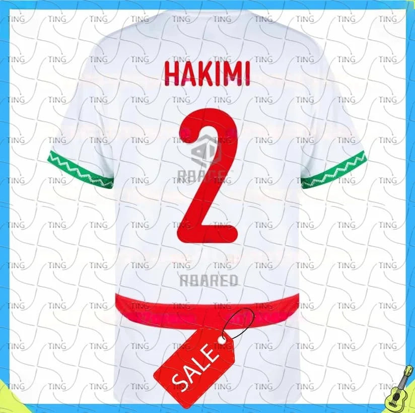 Neues NO.2 NO.10 meistverkauftes marokkanisches trendiges 3D-gedrucktes Fußball-Kurzarm-T-Shirt – für Erwachsene und Kinder, tägliche Freizeit- und Sportbekleidung