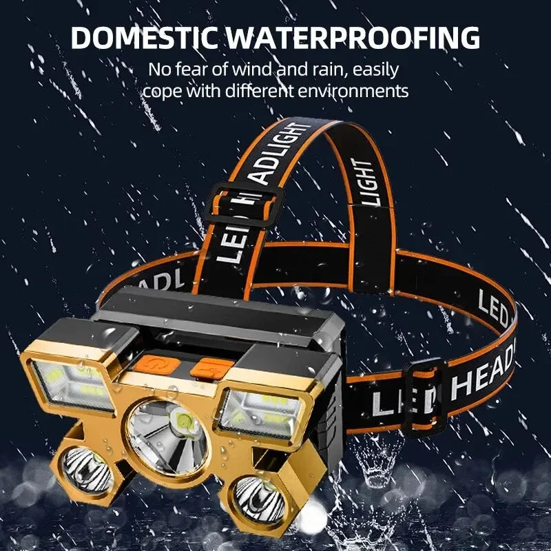 Leistungsstarke wiederaufladbare Kopf-Taschenlampe zum Angeln, LED-Scheinwerfer, Nitecore, Camping-Scheinwerfer, Jagd-Taschenlampe, Wandern, vordere Laternen