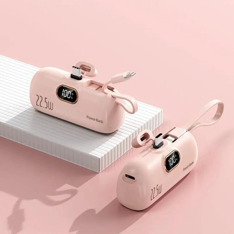 Mini Powerbank 30000 mAh | Tragbarer Externer Akku mit Schnellladefunktion