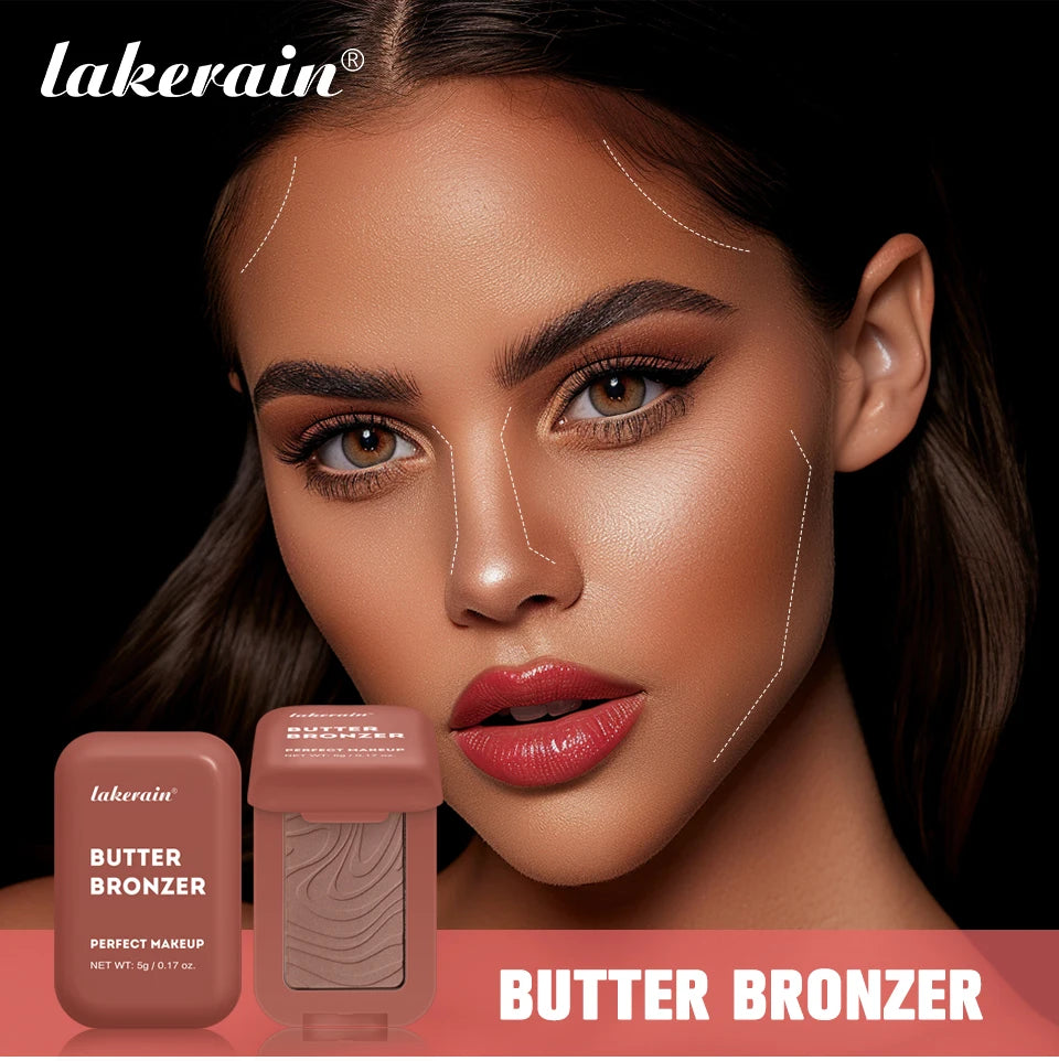 Professionelles Puder-Rouge – 12 Stunden Halt, Vegane Formel, Rosa & Creme