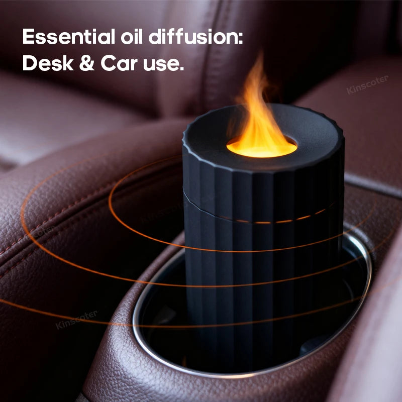 Tragbarer Aromatherapie-Diffusor, Aroma-ätherisches Öl, 100 ml, Desktop-Mini-Luftbefeuchter, Sprühgerät, buntes Nachtlicht, kreatives Geschenk