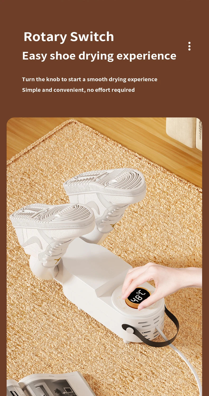 DryPro Flex: Elektrischer Schuhtrockner, Stiefelwärmer