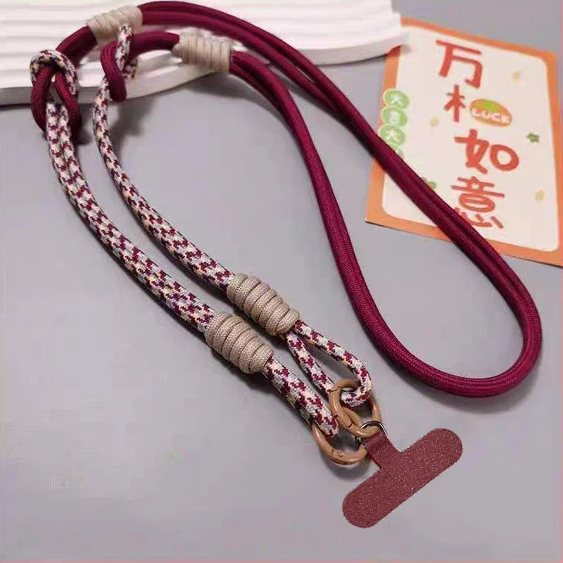 3-in-1-Umhängeseil zum Aufhängen von Mobiltelefonen, Umhängeband, Handschlaufe, abnehmbares Telefon-Lanyard, Wasserbecher-Hängeseil