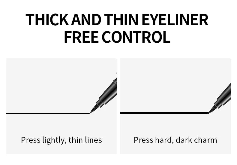 Präzisions-Liquid Eyeliner – Schwarz, langlebig & wasserfest