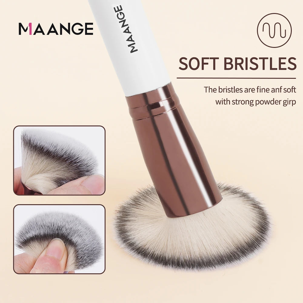Maange 1PCS Make-Up Pinsel mit Box Foundation Concealer Pulver Erröten Kontur Pinsel Dichten Weichen Borsten Pinsel Schönheit Werkzeug für Frauen