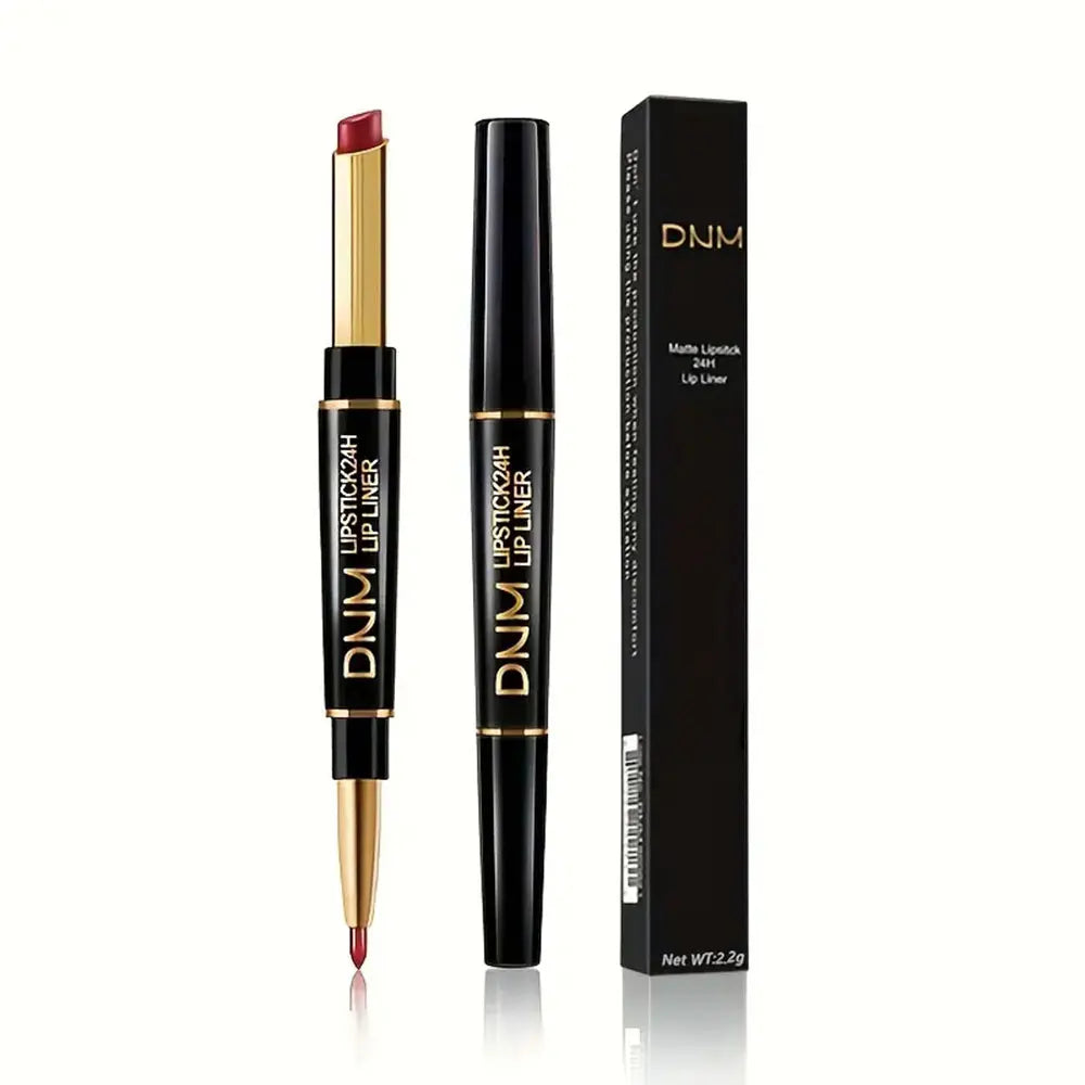 Doppelseitiger Lippenstift & Lipliner – hochpigmentiert, wasserfest, langanhaltend