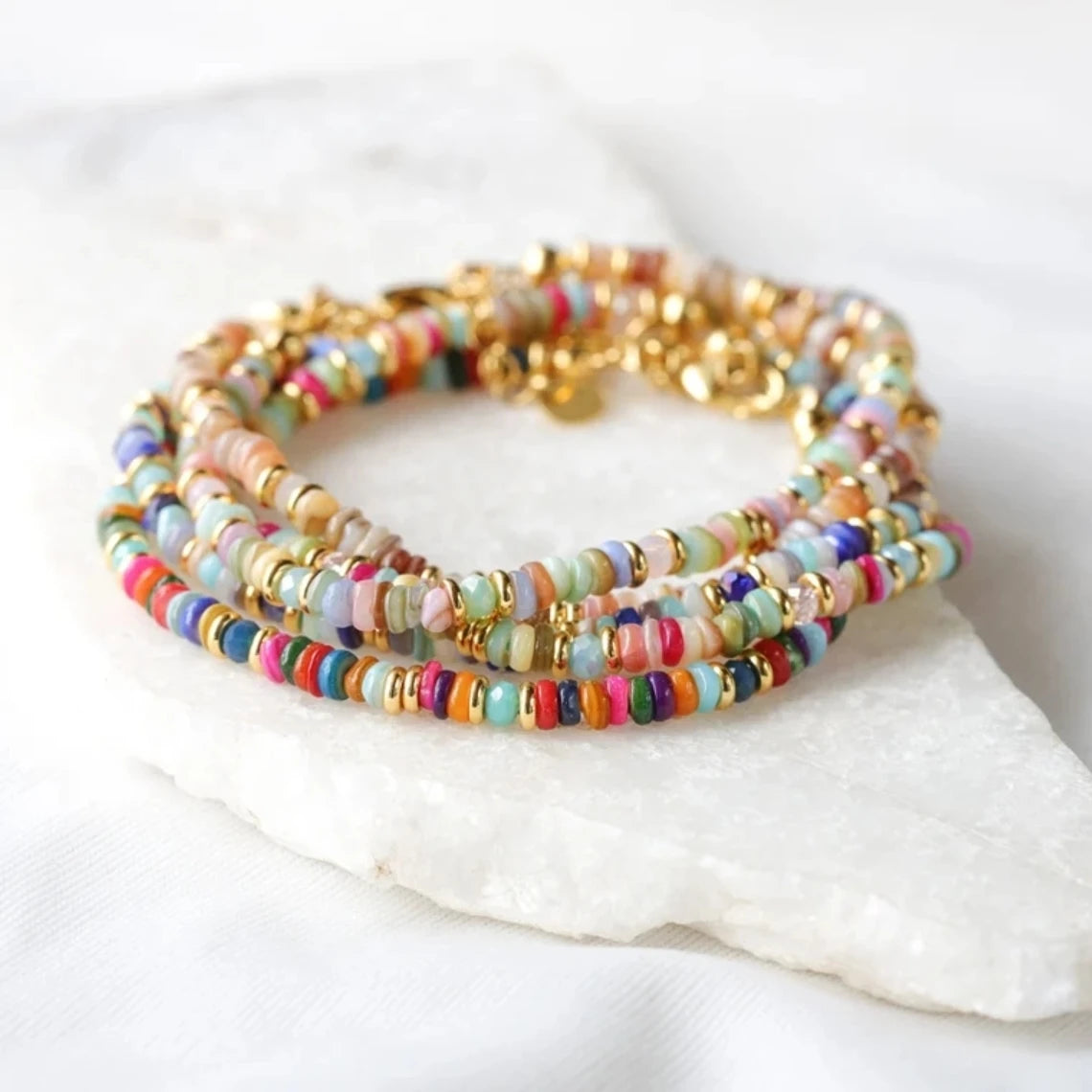 KKBEAD Boho Armband Frauen Y2k Schmuck Böhmischen Armbänder Geschenk Bunte Shell DIs Perlen Sommer Strand Pulseras Mujer