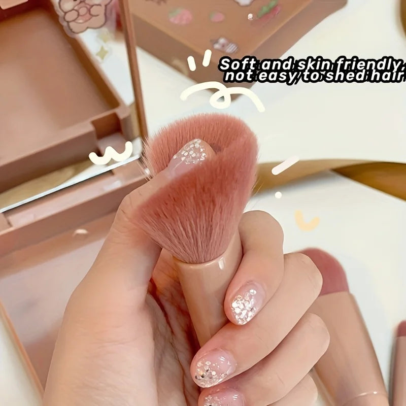 Make-up-Pinsel-Set mit Spiegel