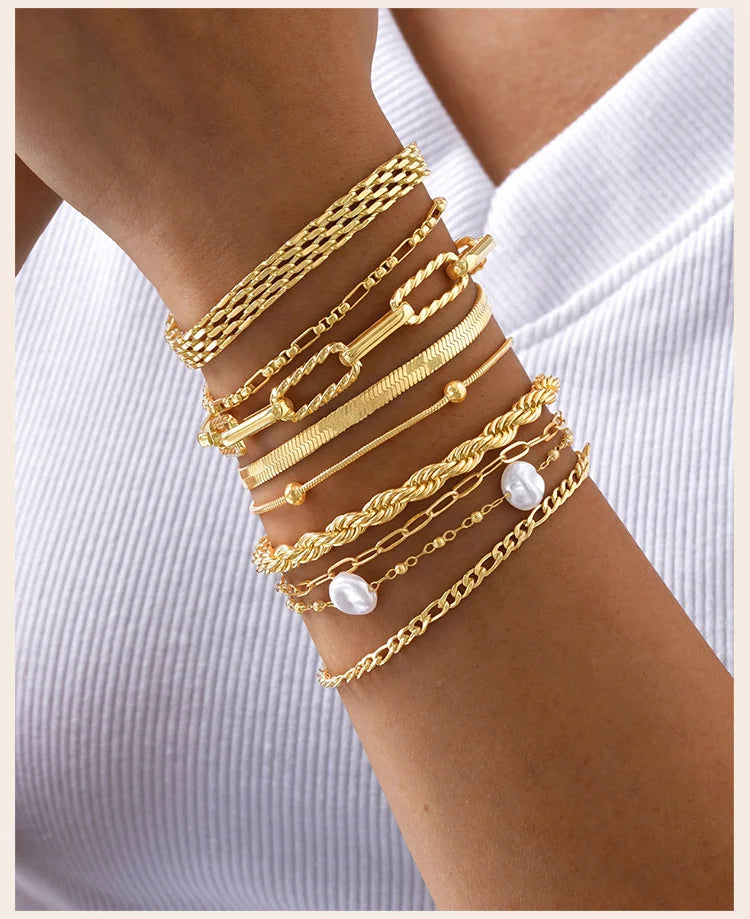 10 mm Stretch-Perlen-Armband für Damen, einfacher stapelbarer Schmuck