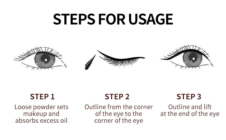 Präzisions-Liquid Eyeliner – Schwarz, langlebig & wasserfest