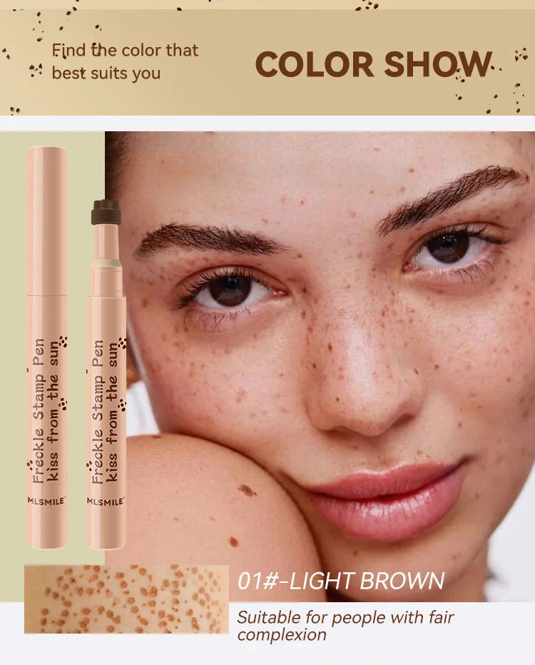 Natürliche Sommersprossen Stift Wasserdicht Simulation Gefälschte Spot Make-Up-Tool Anhaltende Wasserdichte Gesicht Dot Spot Stift Eyeliner Koreanische Kosmetik