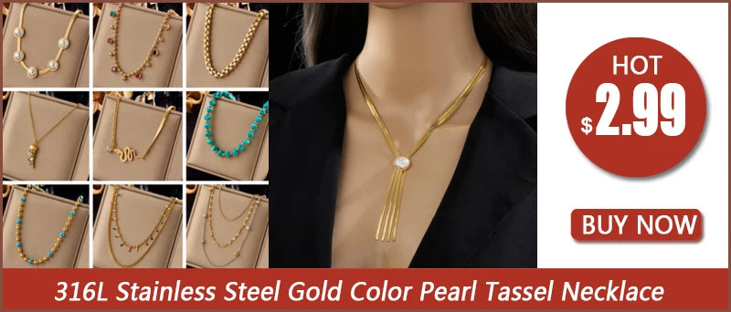 DIEYURO 316L Edelstahl Multilayer 2in1 Auge Anhänger Halskette Für Frauen Neue Mädchen Schlüsselbein Ketten Schmuck Geburtstag Geschenke