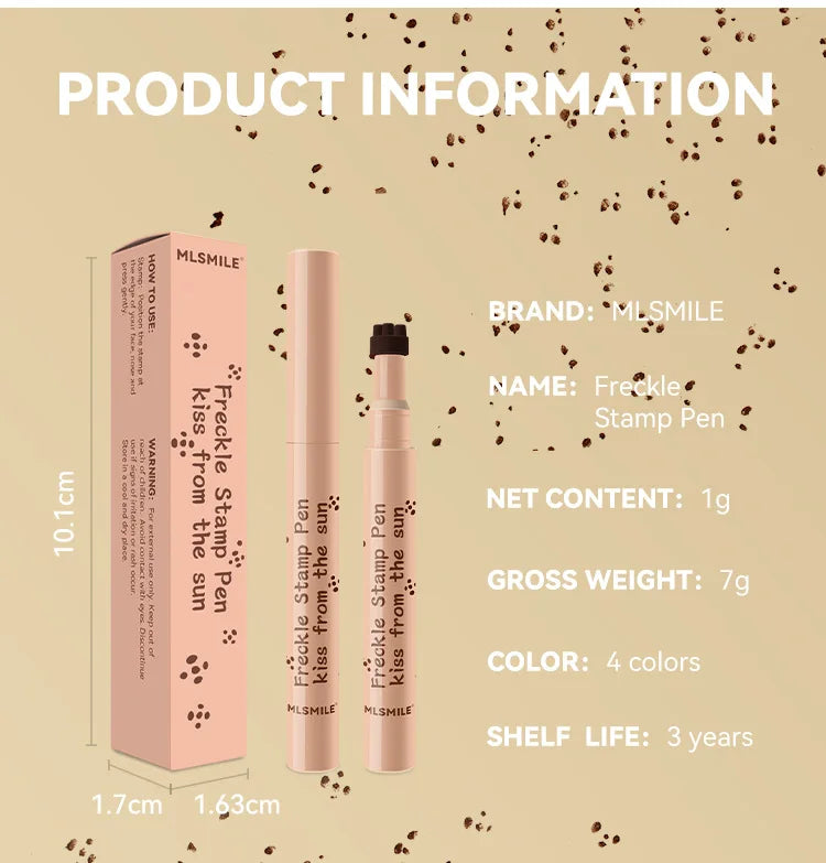 Natürliche Sommersprossen Stift Wasserdicht Simulation Gefälschte Spot Make-Up-Tool Anhaltende Wasserdichte Gesicht Dot Spot Stift Eyeliner Koreanische Kosmetik