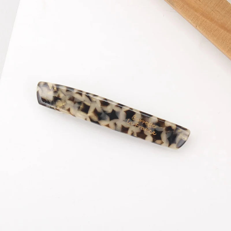 Acetat-Haarspange, elegante Haarklammer, bunte geometrische Haarspangen, Haarnadel für Damen, Haarschmuck