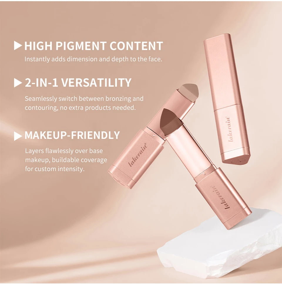 Konturstift Bronzing-Creme Bronzer-Stift Sofortige Konturierung Dunkle Augenringe Gesichtskontur Gesichts-Foundation Make-up