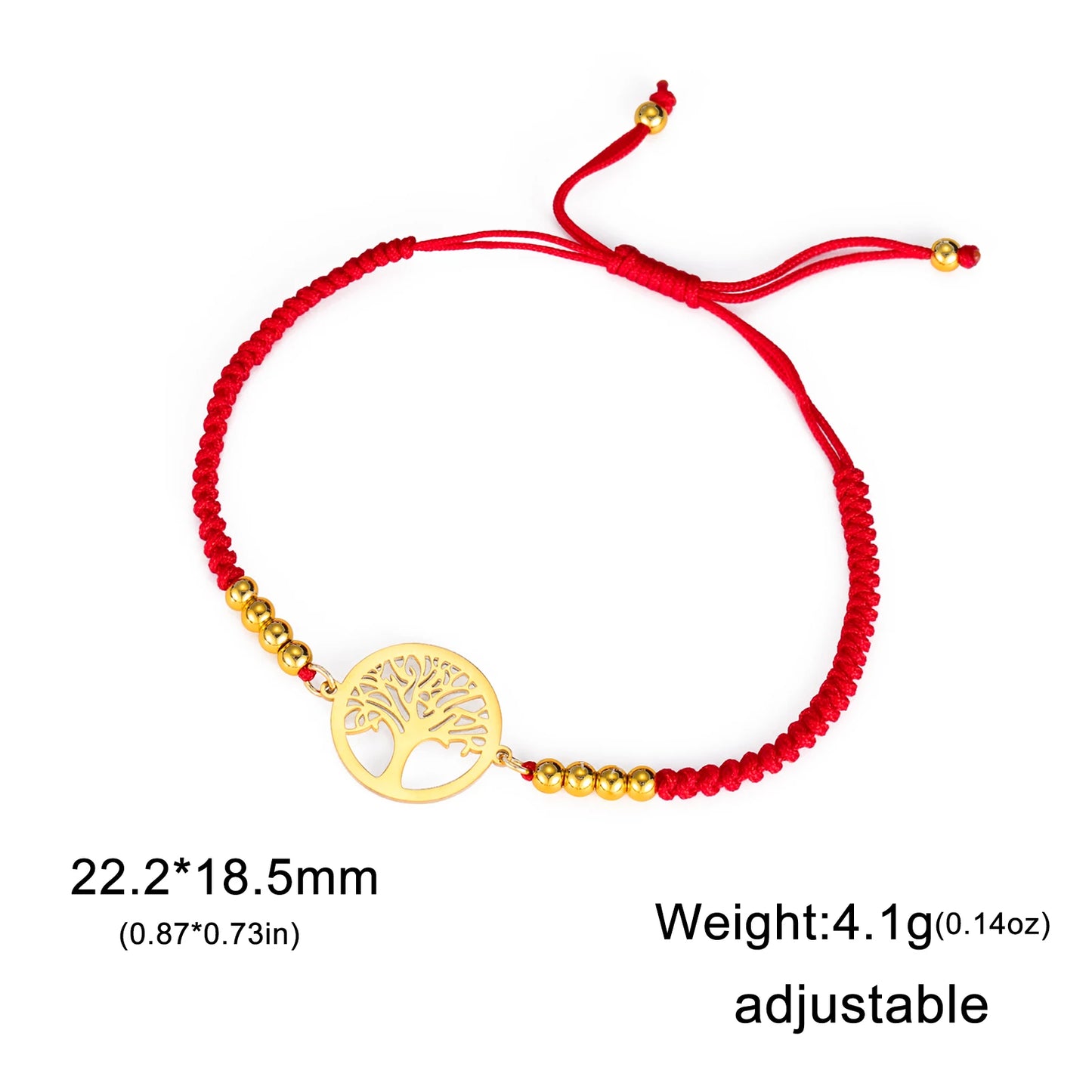 Edelstahl-Armband mit Lebensbaum-Anhänger – Klassischer Schmuck für Damen und Herren
