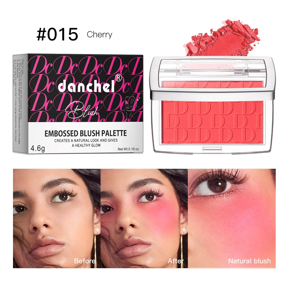 Gesichtsrouge, matt, natürlich, Wangentönung, erhellt das Gesicht, rosa, rot, Gesichtskonturierung, Kosmetik, Rouge, Puder, weiches weibliches Make-up