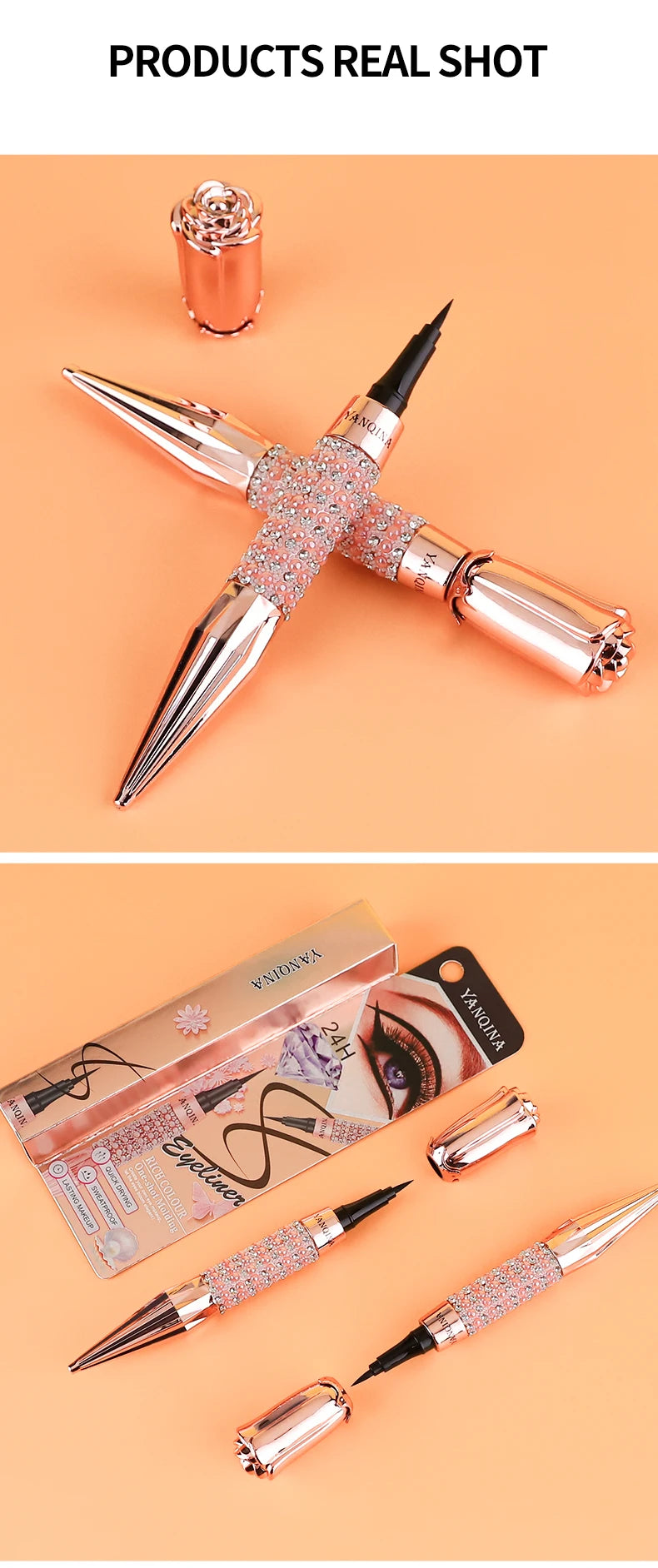 Präzisions-Liquid Eyeliner – Schwarz, langlebig & wasserfest