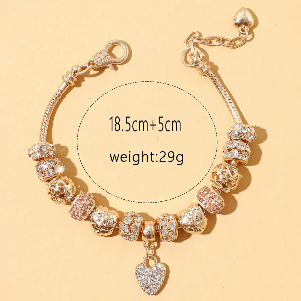 1PC Damenmode Pan Familie DIY Multi Element Liebe Perlen Armband Datum Reise Bankett Party Urlaub Dressing Geschenk