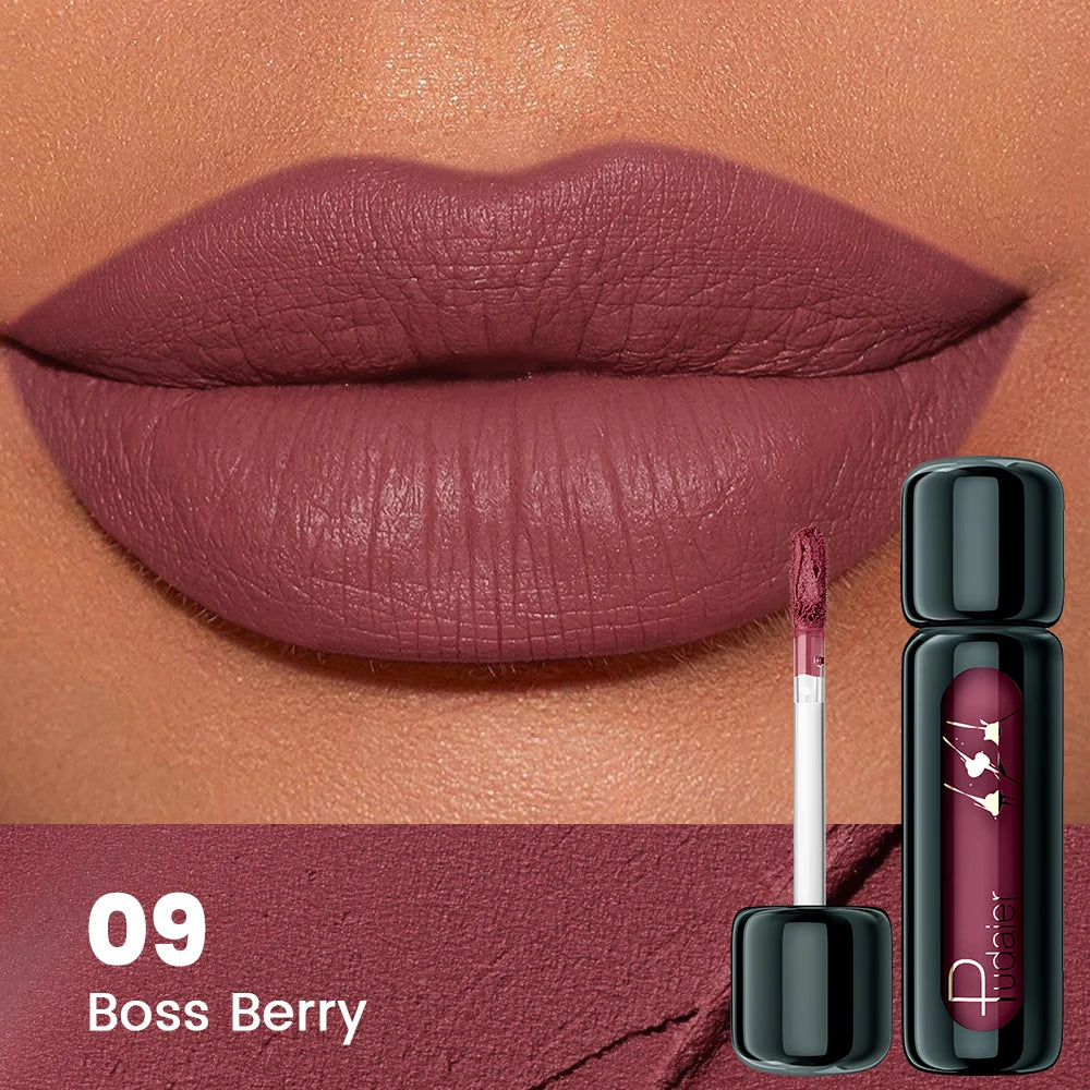1 Stück mattierter Samt-Lipgloss, hochsättigter flüssiger Lippenschlamm, langlebig, antihaftbeschichtet, kompatibel mit allen Hauttöpfen, Muttertagsgeschenk