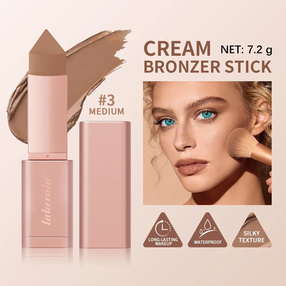 Konturstift Bronzing-Creme Bronzer-Stift Sofortige Konturierung Dunkle Augenringe Gesichtskontur Gesichts-Foundation Make-up