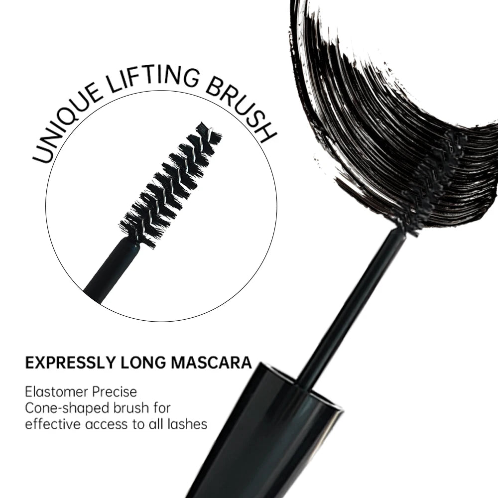 4D Black Mascara – langanhaltend, voluminös und kräuselnd für alle Hauttypen – perfektes Valentinstagsgeschenk für Frauen
