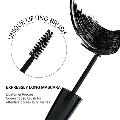 4D Black Mascara – langanhaltend, voluminös und kräuselnd für alle Hauttypen – perfektes Valentinstagsgeschenk für Frauen