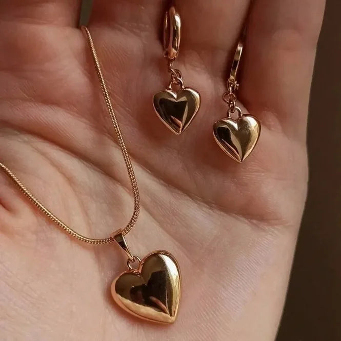 Mode Perlen Schmuck Set Für Frauen Baumeln Ohrringe Anhänger Halskette Einfache Zierliche Täglichen Tragen Outfit Party Zubehör