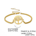 Edelstahl-Armband mit Lebensbaum-Anhänger – Klassischer Schmuck für Damen und Herren
