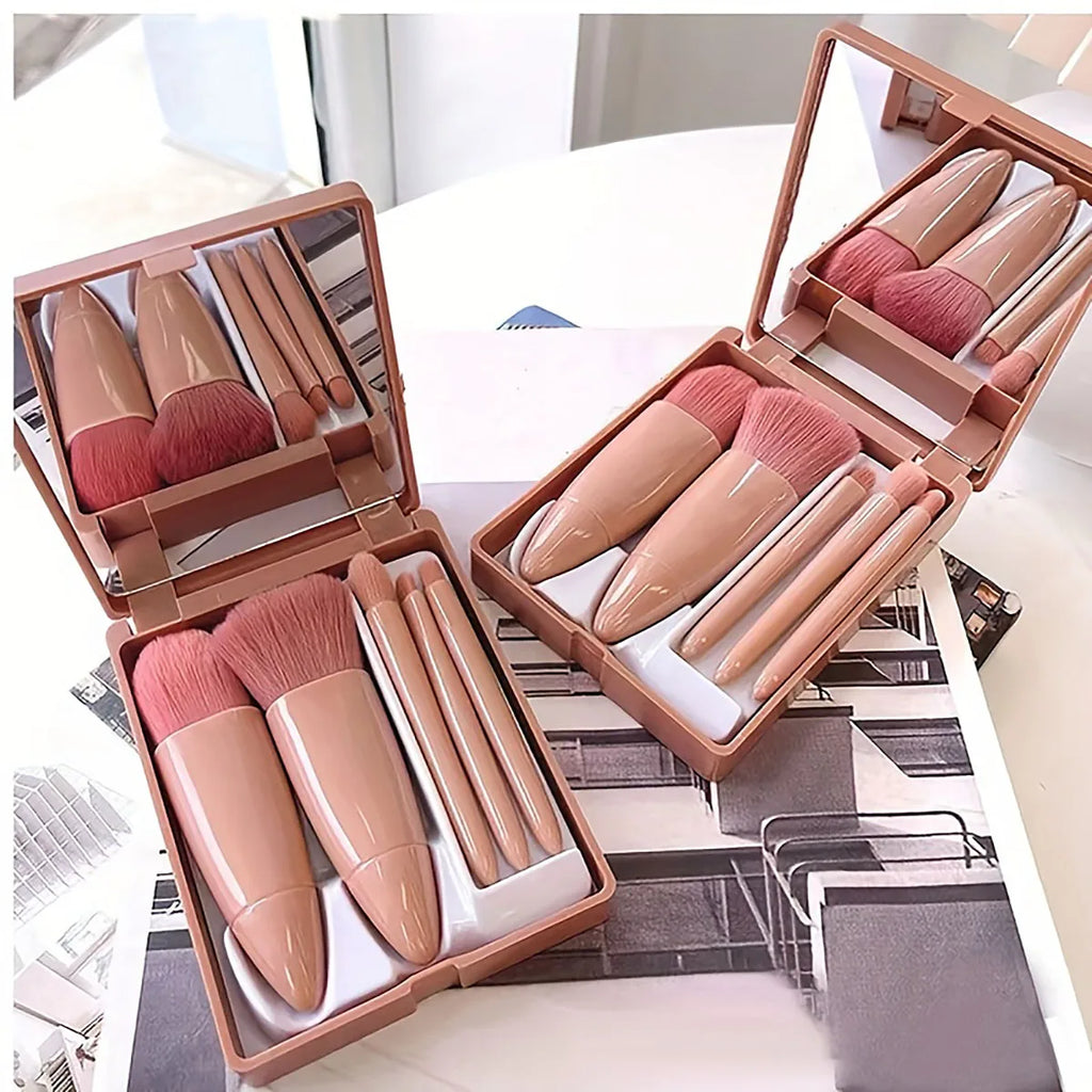 Make-up-Pinsel-Set mit Spiegel