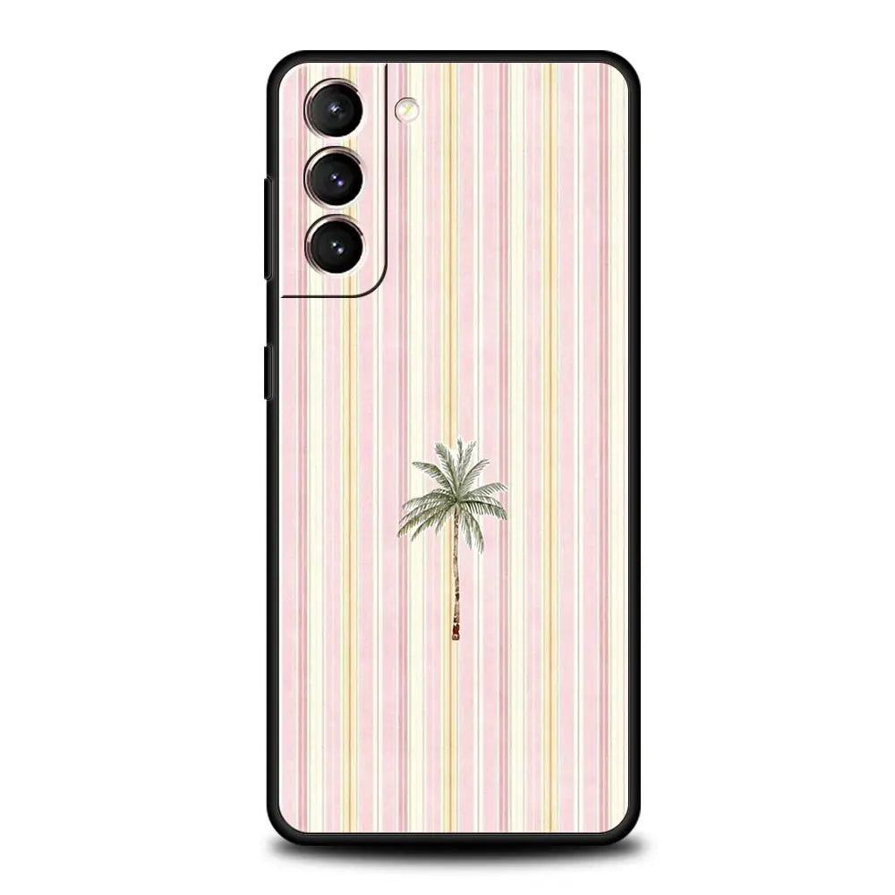 Handyhülle für Samsung Galaxy – Weiche TPU-Hülle mit Baum-, Enten-, Zitronen- & Blumenmuster