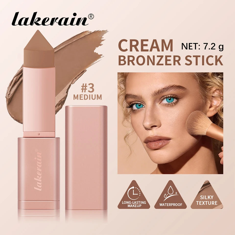 Konturstift Bronzing-Creme Bronzer-Stift Sofortige Konturierung Dunkle Augenringe Gesichtskontur Gesichts-Foundation Make-up
