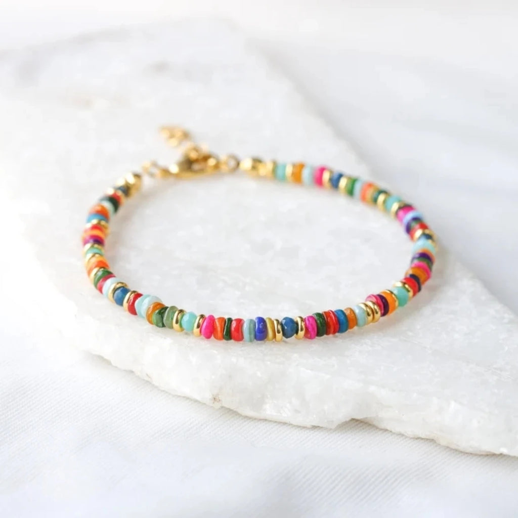 KKBEAD Boho Armband Frauen Y2k Schmuck Böhmischen Armbänder Geschenk Bunte Shell DIs Perlen Sommer Strand Pulseras Mujer