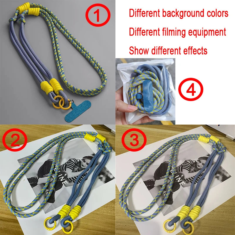 3-in-1-Umhängeseil zum Aufhängen von Mobiltelefonen, Umhängeband, Handschlaufe, abnehmbares Telefon-Lanyard, Wasserbecher-Hängeseil