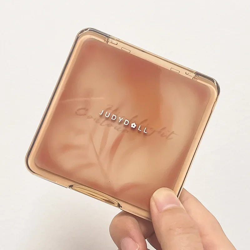 Judydoll Highlight Facial Contouring Palette Matte Brighten Dreidimensionaler Schatten Lasting Glow Shimmer Powder Cosmetics