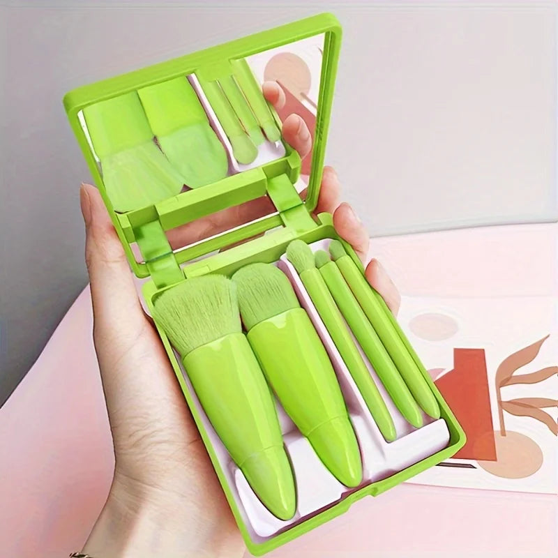 Make-up-Pinsel-Set mit Spiegel