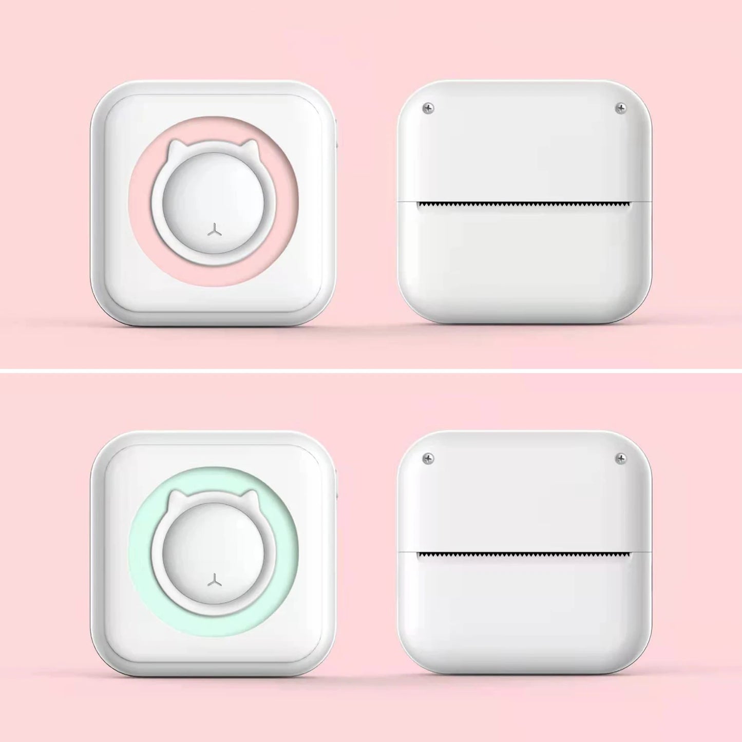 Tragbarer Mini-Thermodrucker, kabellos, BT 203 dpi, Fotoetikett, Memo, falsche Frage, Drucken mit USB-Kabel, tragbar