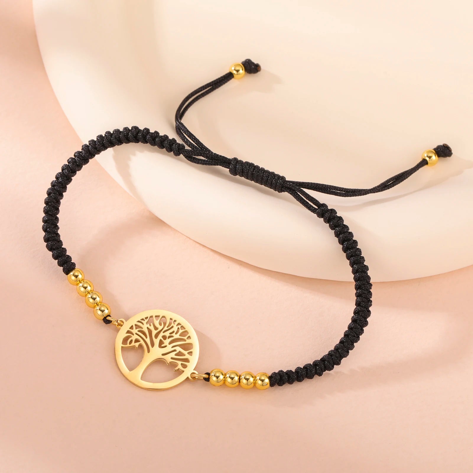 Edelstahl-Armband mit Lebensbaum-Anhänger – Klassischer Schmuck für Damen und Herren