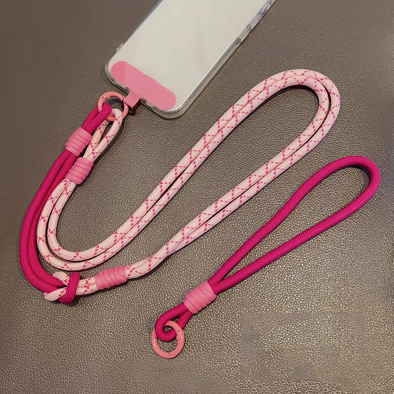 3-in-1-Umhängeseil zum Aufhängen von Mobiltelefonen, Umhängeband, Handschlaufe, abnehmbares Telefon-Lanyard, Wasserbecher-Hängeseil