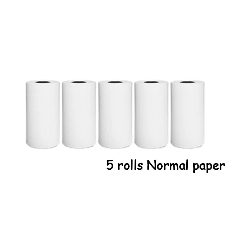 Tragbarer Mini-Thermodrucker, kabellos, BT 203 dpi, Fotoetikett, Memo, falsche Frage, Drucken mit USB-Kabel, tragbar