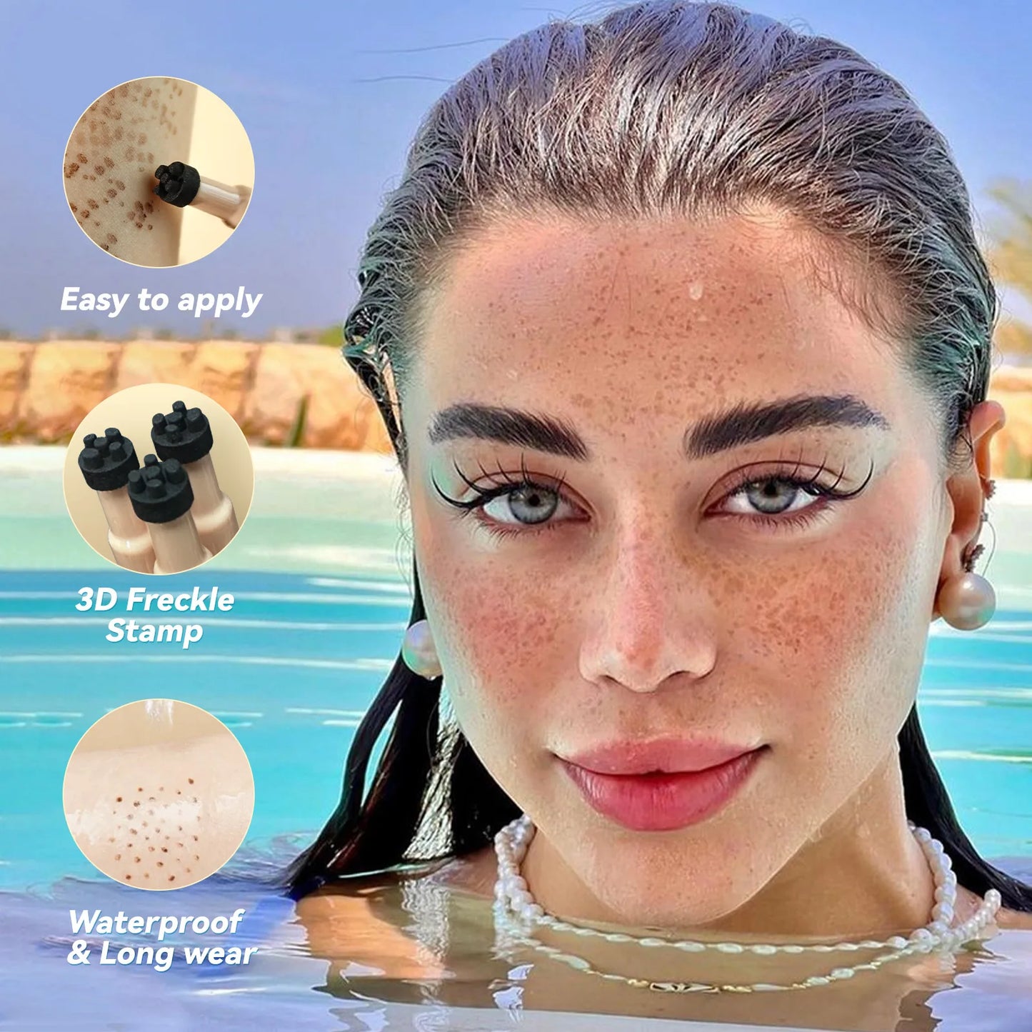 Natürliche Sommersprossen Stift Wasserdicht Simulation Gefälschte Spot Make-Up-Tool Anhaltende Wasserdichte Gesicht Dot Spot Stift Eyeliner Koreanische Kosmetik